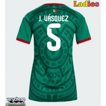 Mexico Johan Vasquez #5 Replica Home Shirt Ladies World Cup 2026 Short Sleeve